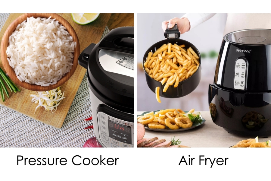 Pressure cooker vs air fryer recipes