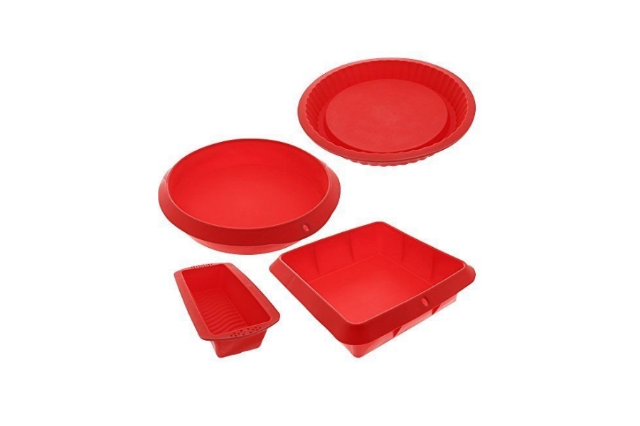 Juvale Non-stick Silicone Bakeware Baking Moulds