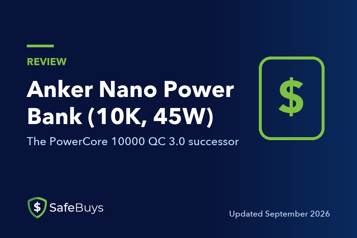 Anker Nano Power Bank (10K, 45W) Review: The PowerCore 10000 QC 3.0 Successor