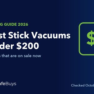 Best Cordless Stick Vacuums Under $200 in 2026