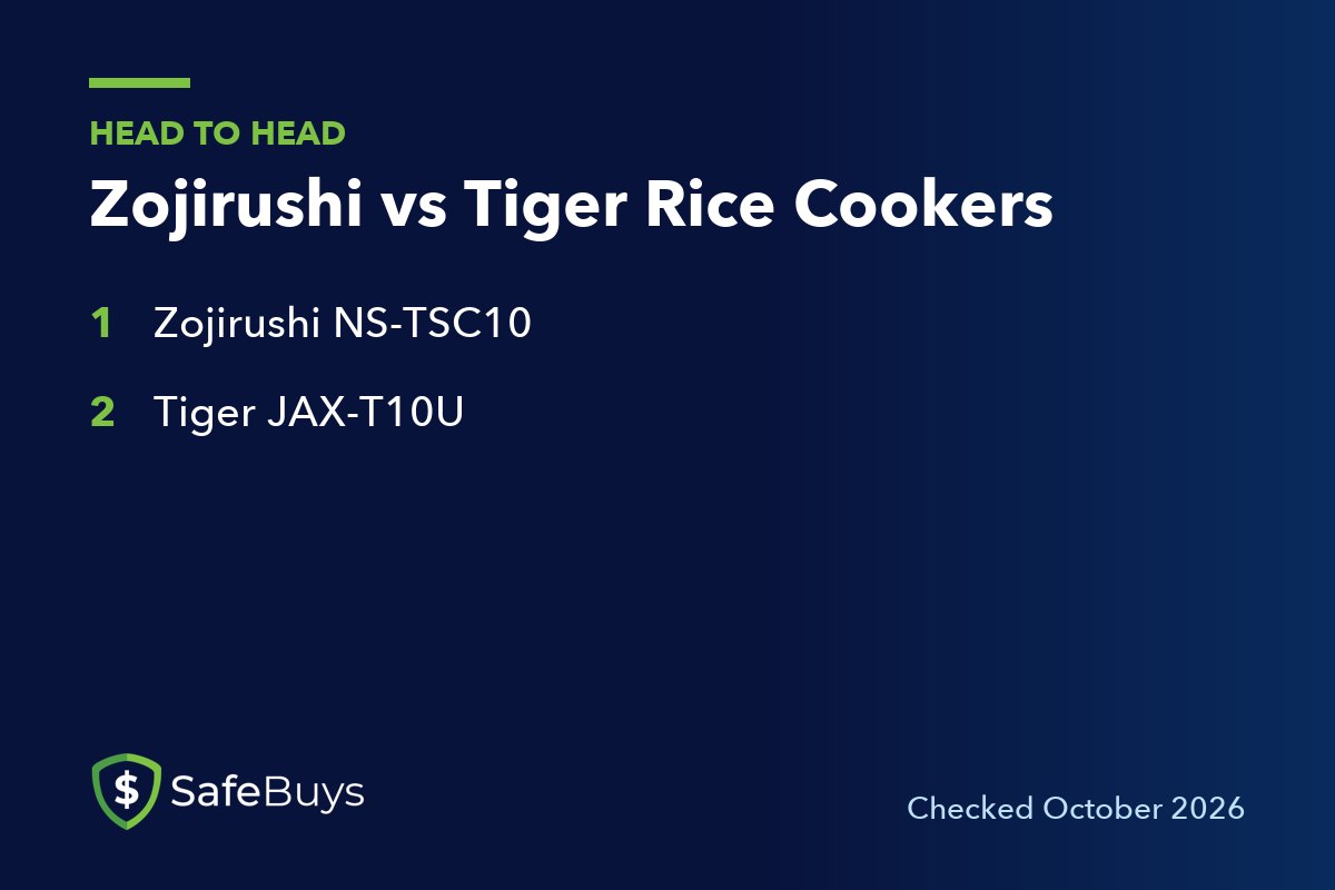 Zojirushi vs Tiger Rice Cookers: Zojirushi NS-TSC10 vs Tiger JAX-T10U